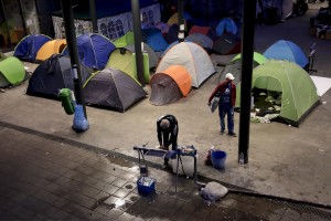September 13, 2015 – Budapest, Hungary: Migrants are seen at Keleti Central Train Station. Hungary’s border with Serbia has become a major crossing point into the European Union, with more than 160,000 access Hungary so far this year.