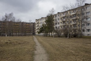 Palaces of Kopli district in Tallinn, Estonia on March 18, 2017. Kopli is considered one of the neighborhoods with the higest number of fentanyl addicts in the city.