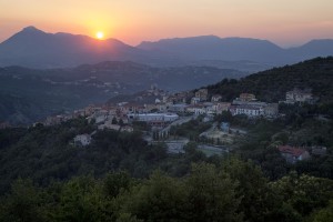 A general view of Petruro Irpino, southern Italy on June 14, 2017. Petruro Irpino is an Italian small village with 367 inhabitants in the province of Avellino in Campania, which is claiming to be an efficient model of integration and where people of different religions and coming from different parts in the world peaceful live together.