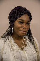 Blessing, 29 years old from Edo State, Nigeria is portrayed in Asti, Northern Italy on January 12, 2020.