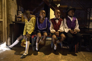 Backstage scenes of the show “The tales of Mother Goose” organized by Dance Centre Kenya at Braeburn Gitanga Theatre in Nairobi, Kenya on October 10, 2024. The main purposes of Dance Centre Kenya is to provide international training for talented young dancers, regardless of their background or nationality. It also represents a bridge between Africa and foreign countries, giving dozens of less fortunate children the chance to dream of a better future.