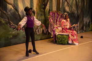 A moment of the show “The tales of Mother Goose” organized by Dance Centre Kenya at Braeburn Gitanga Theatre in Nairobi, Kenya on October 10, 2024. The main purposes of Dance Centre Kenya is to provide international training for talented young dancers, regardless of their background or nationality. It also represents a bridge between Africa and foreign countries, giving dozens of less fortunate children the chance to dream of a better future.