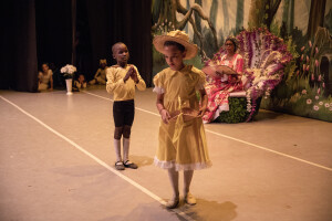 A moment of the show “The tales of Mother Goose” organized by Dance Centre Kenya at Braeburn Gitanga Theatre in Nairobi, Kenya on October 10, 2024. The main purposes of Dance Centre Kenya is to provide international training for talented young dancers, regardless of their background or nationality. It also represents a bridge between Africa and foreign countries, giving dozens of less fortunate children the chance to dream of a better future.