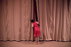 Backstage scenes of the show “The tales of Mother Goose” organized by Dance Centre Kenya at Braeburn Gitanga Theatre in Nairobi, Kenya on October 10, 2024. The main purposes of Dance Centre Kenya is to provide international training for talented young dancers, regardless of their background or nationality. It also represents a bridge between Africa and foreign countries, giving dozens of less fortunate children the chance to dream of a better future.