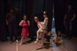 Backstage scenes of the show “The tales of Mother Goose” organized by Dance Centre Kenya at Braeburn Gitanga Theatre in Nairobi, Kenya on October 10, 2024. The main purposes of Dance Centre Kenya is to provide international training for talented young dancers, regardless of their background or nationality. It also represents a bridge between Africa and foreign countries, giving dozens of less fortunate children the chance to dream of a better future.